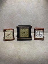 Vintage Table Travel Clocks