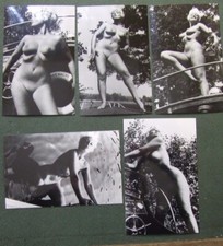 5 x photos of Pamela Green Printed by Pamela herself from Marks negatives Set 7