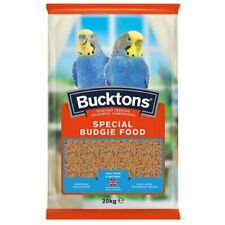 Bucktons Special Budgie Food 20KG Top Quality Small Seed Feed Mix for Budgies