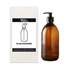Fam organic amber glass bottle - organic,