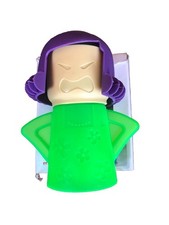 "Angry Mama Microwave Cleaner - Steam Cleaning with Vinegar/Water, Cute & Green"