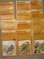 OS Ordnance Survey Outdoor Leisure maps - assorted editions 1977-82