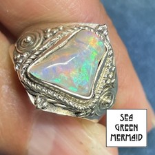 Ethiopian Welo Jelly Opal Ring