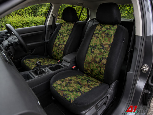 Front green camo camouflage - front,