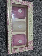 Candles. Pack Of 3, Sand + Fog