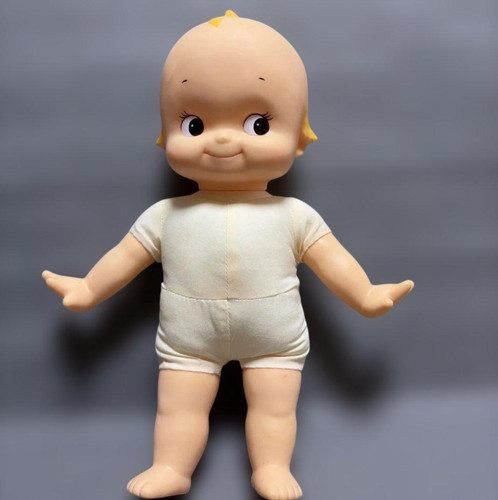 Vintage kewpie doll - soft, vinyl