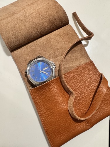Genuine leather watch - leather,