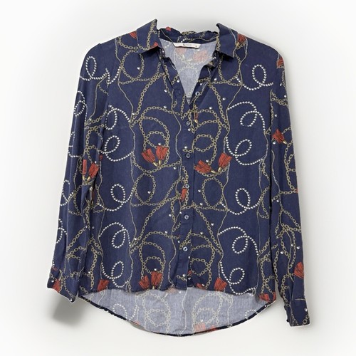 Woman chain print blouse - tu,