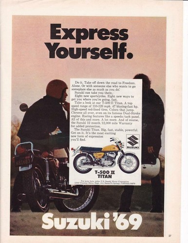 1969 suzuki 500 titan - suzuki,