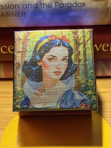 Snow white inspired wooden - white,