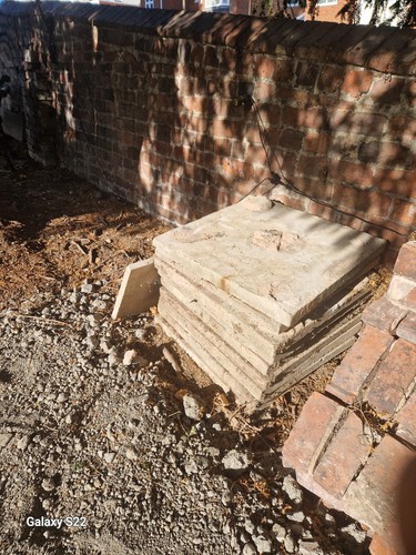Concrete paving mould slab - concrete,