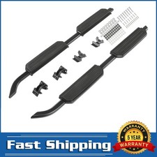 Side Steps FOR LAND ROVER DEFENDER 110 L663 2020-ON ALL BLACK PAIR UK UPGRADE