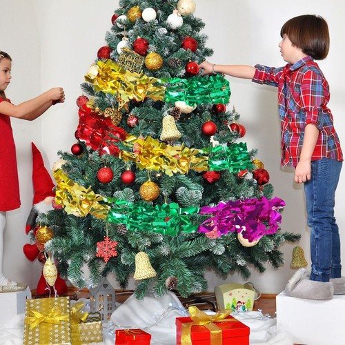 Christmas foil garland extra - christmas,