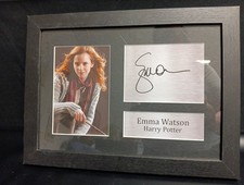 Emma Watson Signed Framed