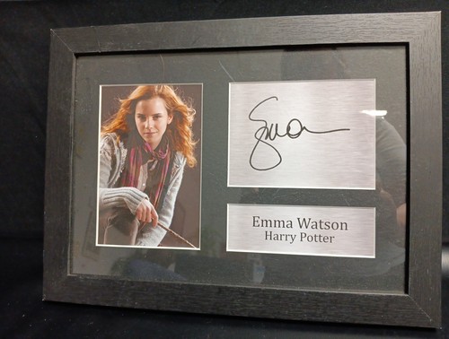 Emma watson signed framed - signed,