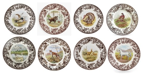 Spode woodland set x - set, of