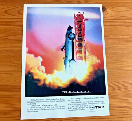 Triumph tr7 frameable - triumph,
