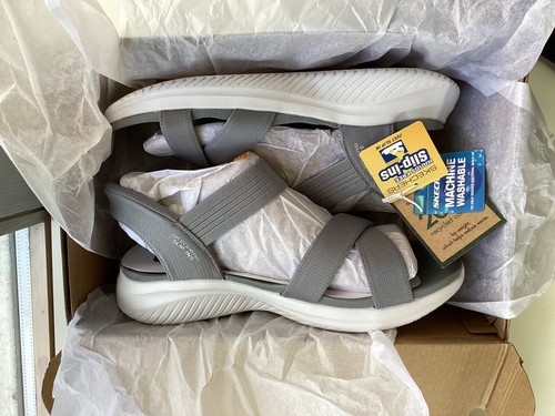Sketchers ladies grey - sketchers, slip