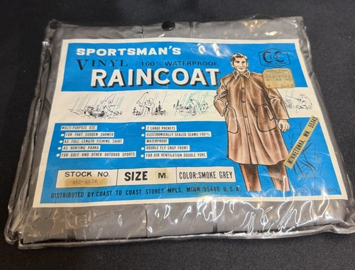 Vintage vinyl raincoat - vintage,