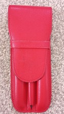 Kingsley Red Leather pen