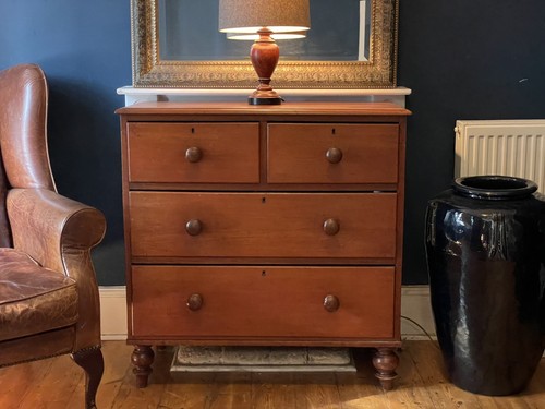 Victorian mahogany chest - mahogany, of