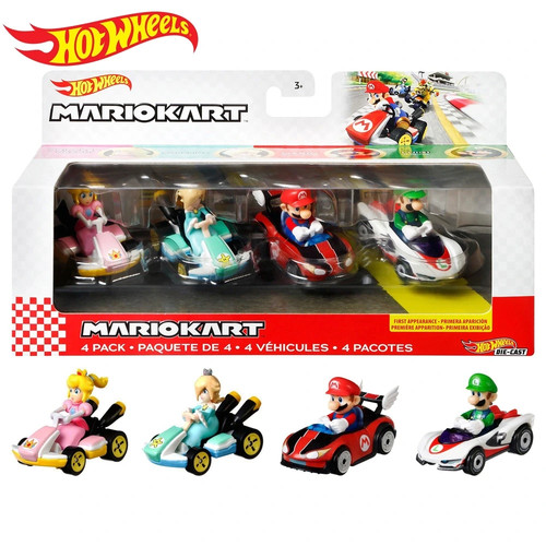 Hot wheels mario kart - mario,