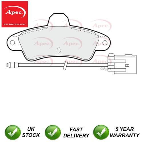 Brake pads set rear - pads,