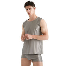 100% Silver Fiber Men Clothes