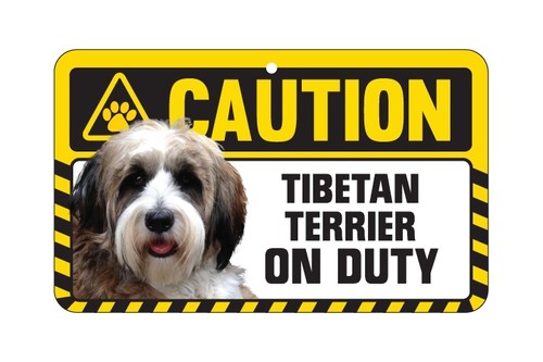 Dog sign caution beware - caution,