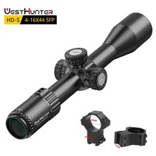 WestHunter HD-S 4-16X44 SFP Scope Mil Dot Reticle One Tube Sights Clear View