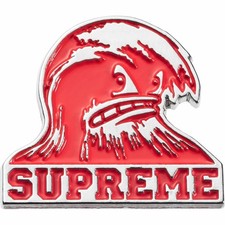 Supreme Wave Pin Badge