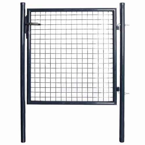 Mesh garden gate galvanised - garden,