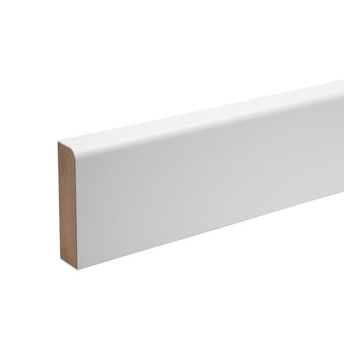 Primed mdf round skirting - mdf,