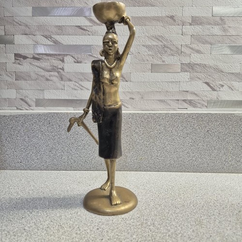 African tribal bronze - african,