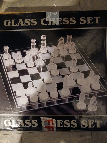 Glass board traditional - traditional, chess
