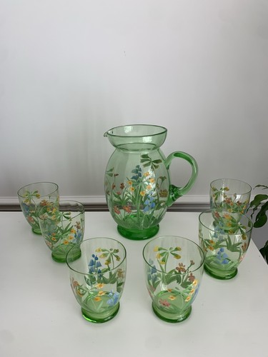 Vintage green glass - vintage,