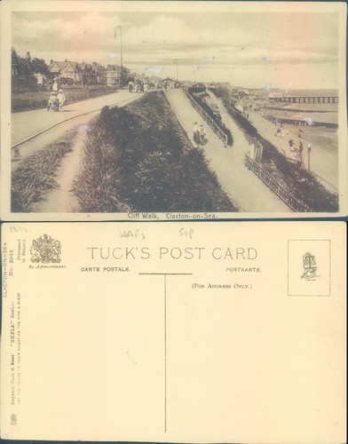 Cliff walk clacton sea - cliff,