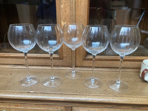 Unusual round wine glasses - round, 5