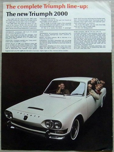 Triumph 2000 tr4a spitfire - 2000,