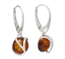 Natural Baltic Amber Sterling