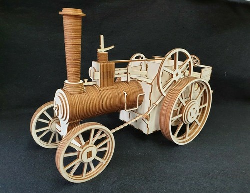 Laser cut wooden traction - laser,