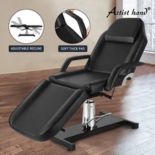Black Hydraulic Facial Table