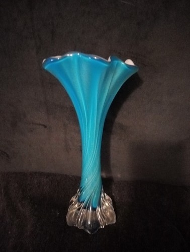 Vintage blue murano glass - murano,