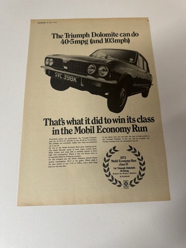 Original vintage 1972 triumph - vintage,
