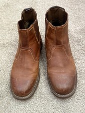 Timberland Men’s Brown Leather Chelsea Boots, 6.5, Barely Worn, Excellent