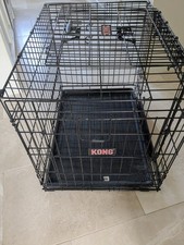 Kong K30DD Ultra Strong Two Door Folding Dog Crate Black, Medium