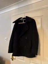 Zara Men's Black Sherpa-Lined
