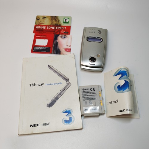 Nec e616v silver flip - nec,