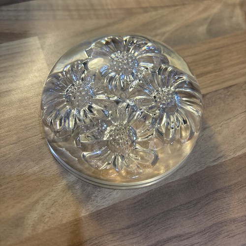 Clear crystal paperweight - paperweight, with