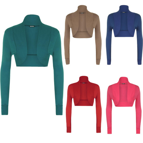 Ladies shrug long sleeved - long,